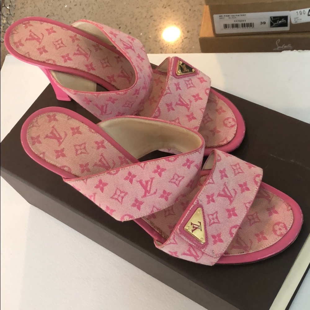 Vintage lv heels